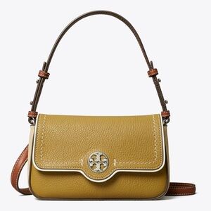 Tory Burch Mustard Leather Shoulder Bag
